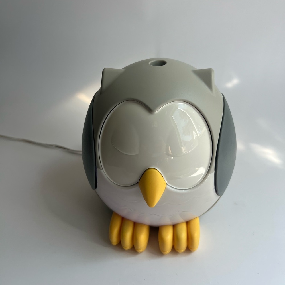 Young Living Feather The Owl Kids Essential Oil Diffuser White Noise Night Light